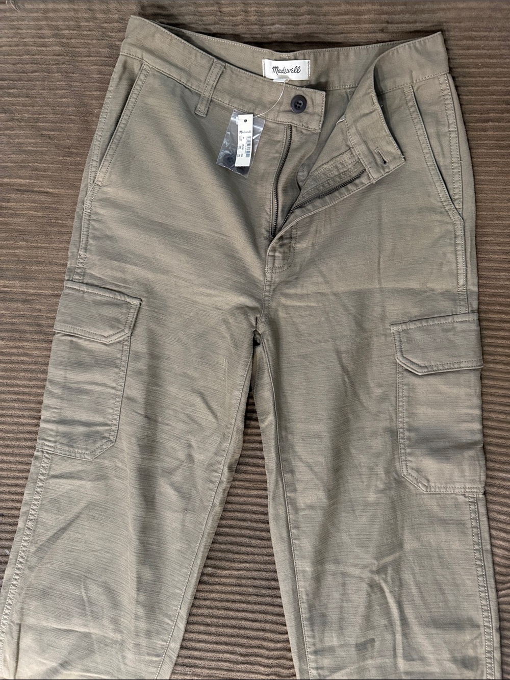 Madewell High-Rise Cargo Fatigue Pants NWT